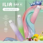 ILIA BAR 4拋棄式電子煙｜哩亞ILIA一次性電子菸・6500口・24種口味・可充電
